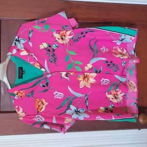 Shelli Segal Laundry Hawaiian print shirt